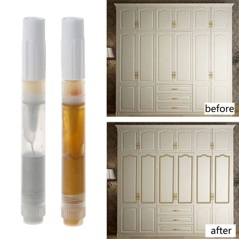 Европейская мебель Золотая и серебряная линия ручка для рисования металлический