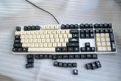 

1 set ABS material Bone dice color SA profile key caps for MX switches mechanical keyboard carbon keycap