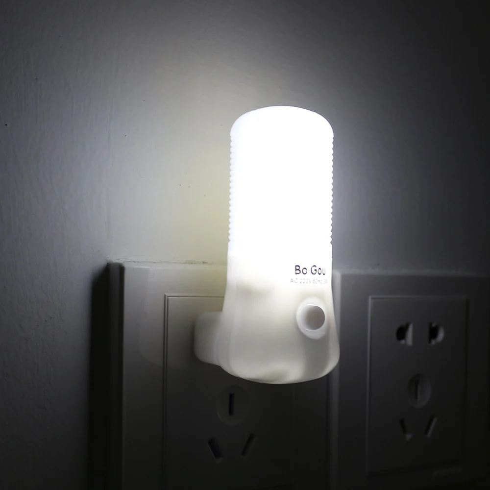 

Novelty LED Night Light Wall Socket Bedside Lamp EU/US Plug Home Decoration Lamp For Children Baby Bedroom