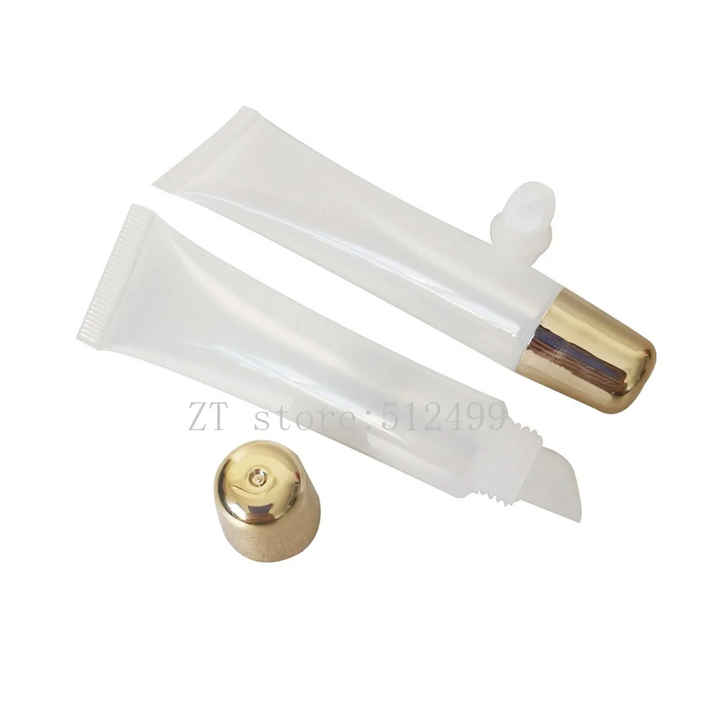 20 г 50 шт./лот Косметическая пустая портативная упаковка для губ блеск Сжимаемый