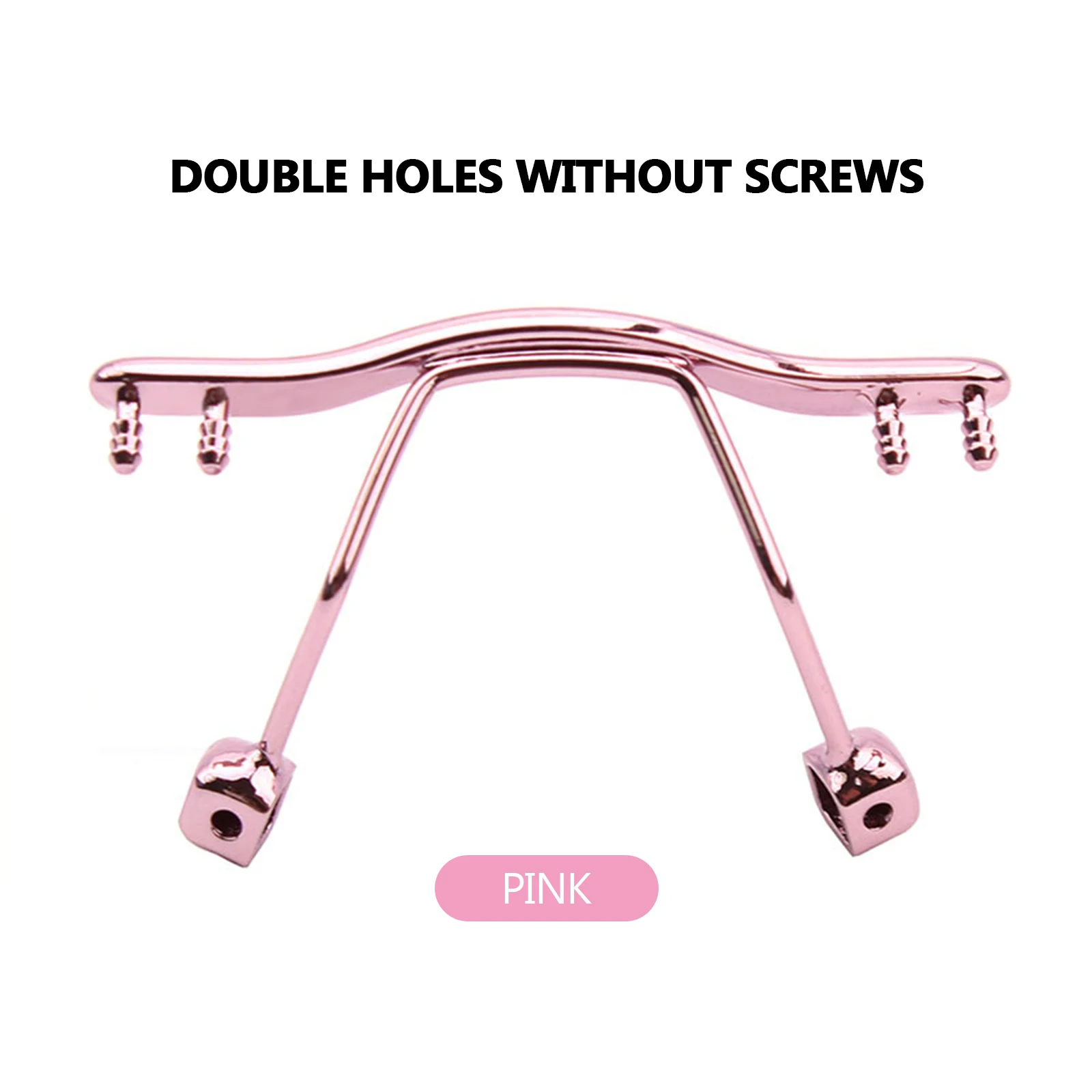 

Double Hole Screwless Frameless Frame, Nose Pads, Stainless Steel Spectacle Frame, Frame Frame Repair Bracket
