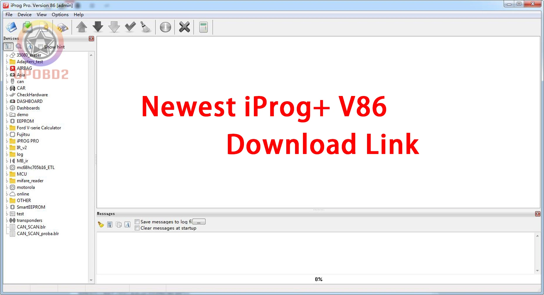 Програмное обеспечение iProg + Pro V86 с поддержкой IMMO программатор ключей сброс