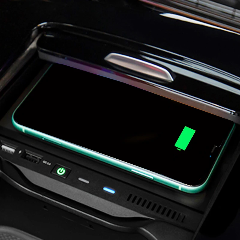 15 Вт автомобильное беспроводное зарядное устройство QI для телефона зарядный