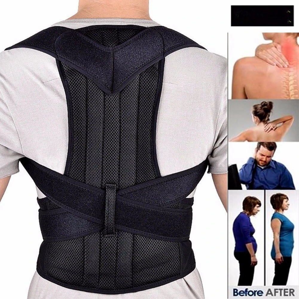 Регулируемый Корректор осанки для спины и позвоночника поддерживающий пояс