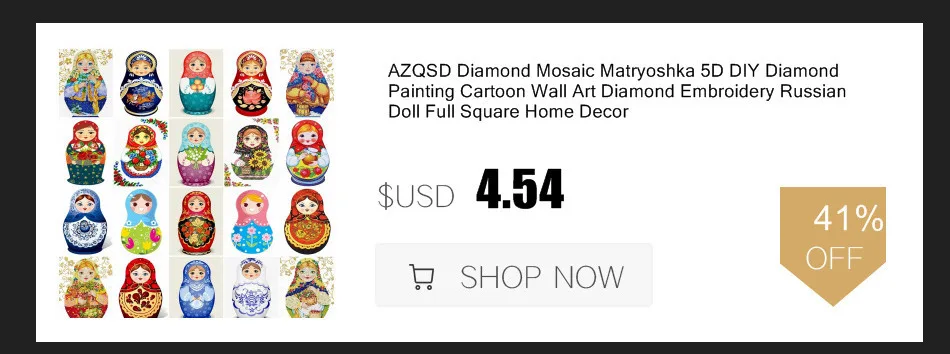 AZQSD 5D DIY Diamond Painting Snowman Full Kit Square Drilling Picture Of Rhinestones Cartoon Diamond Embroidery Home Decortion
