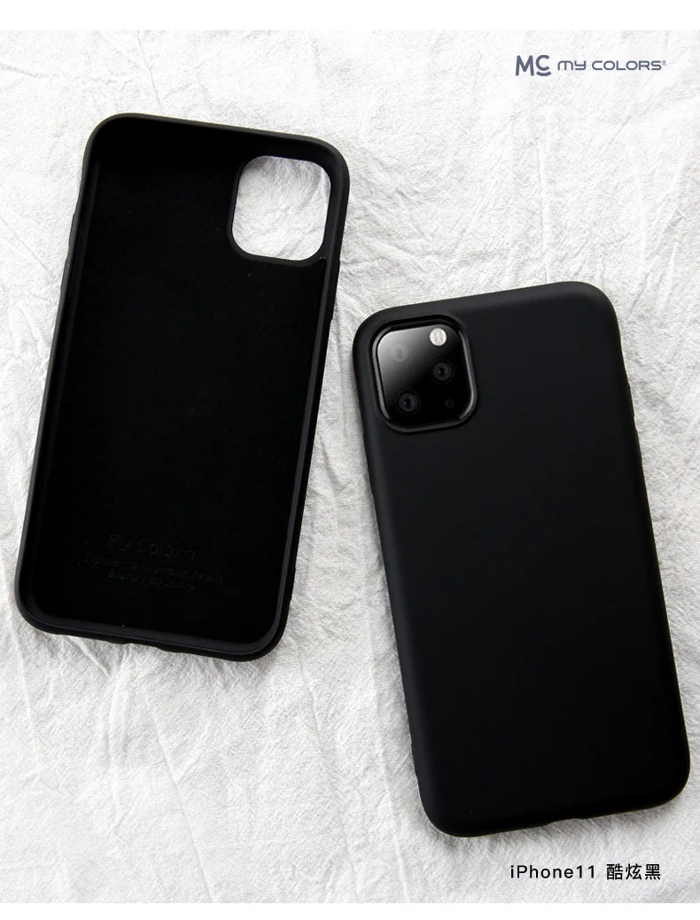 OCHGEP жидкий силиконовый тонкий чехол для iPhone 8 7 Plus X/XS чехол для iPhone X XS 7 8 чехол для телефона s с розничной упаковкой