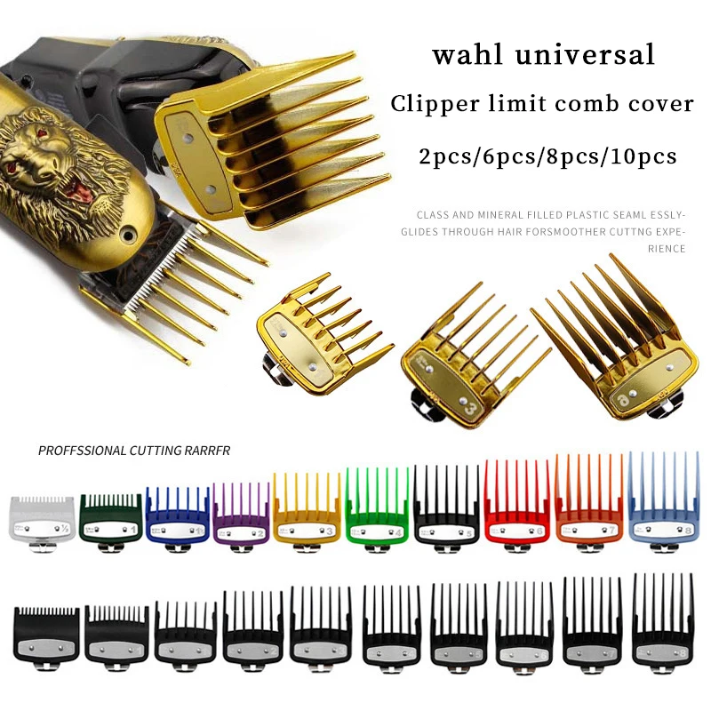 wahl universal hair clipper cutting comb cover, barber shop trimmer protective gear accessory limit comb hairdressing tool