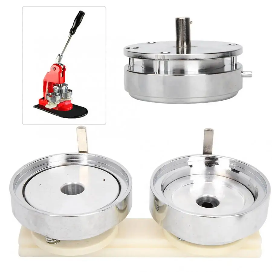 75 мм Форма из алюминиевого сплава ядро Кнопка производитель значок Сделай Сам