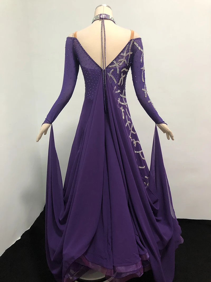 Бального танца Конкурс платье для танцев женские 2021 новый дизайн высокое