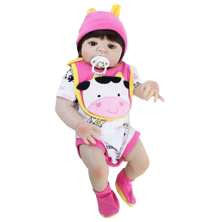 Кукла реборн силиконовая Мягкая виниловая 55 см | Игрушки и хобби