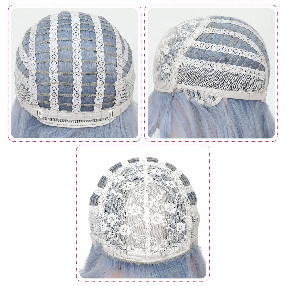 Синтетические серые парики для женщин 18/24 дюйма супервьющийся женский парик с