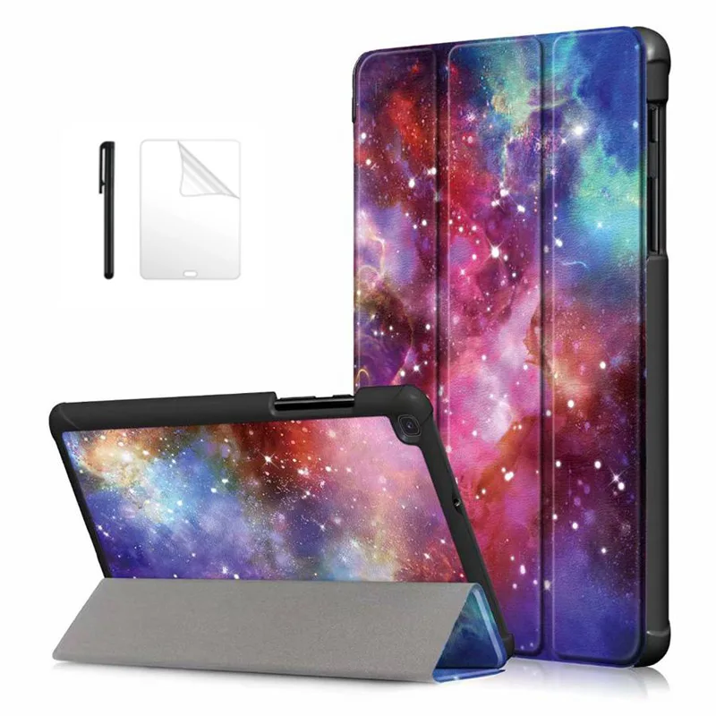 Красочные Печатный PU кожаный чехол для Samsung Galaxy Tab A 8 0 дюймов SM-T290 T295 T297 2019 защитый
