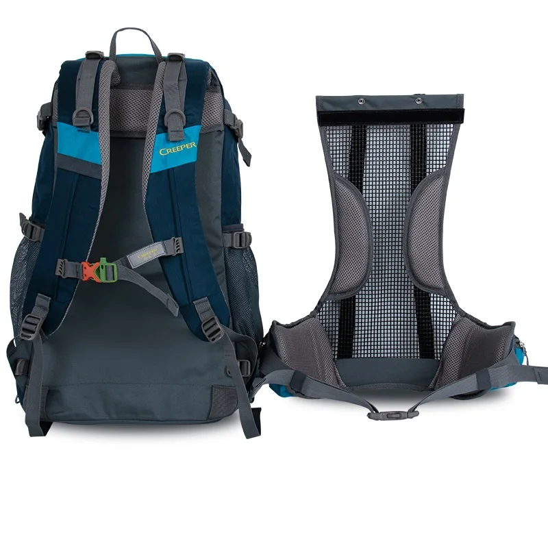 Creeper Outdoor Sports Mountaineering Backpack Camping Hiking Trekking Rucksack Travel Waterproof Cover Bike Bags men 40 50L |