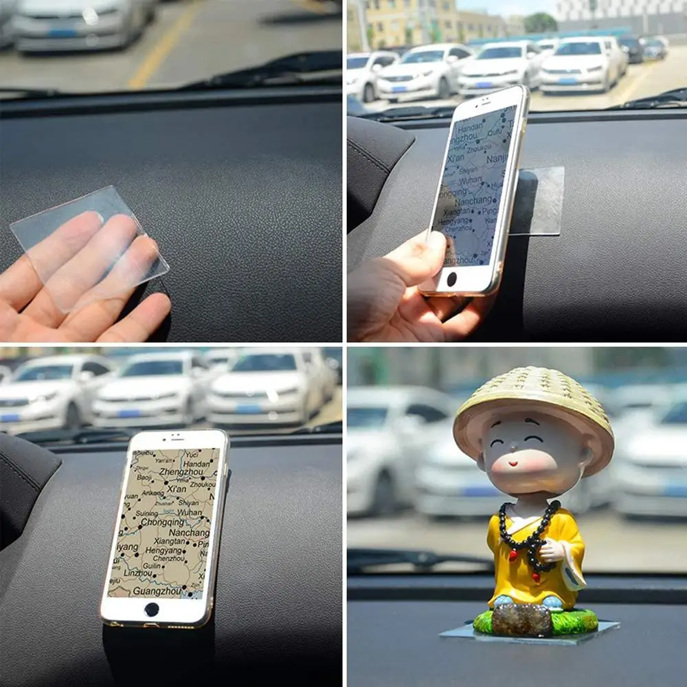 

10/20PCS Powerful Double Sided Stickers Tape 6*6cm Self-adhesive Transparent Square Sticky Pads for DIY Craft Household
