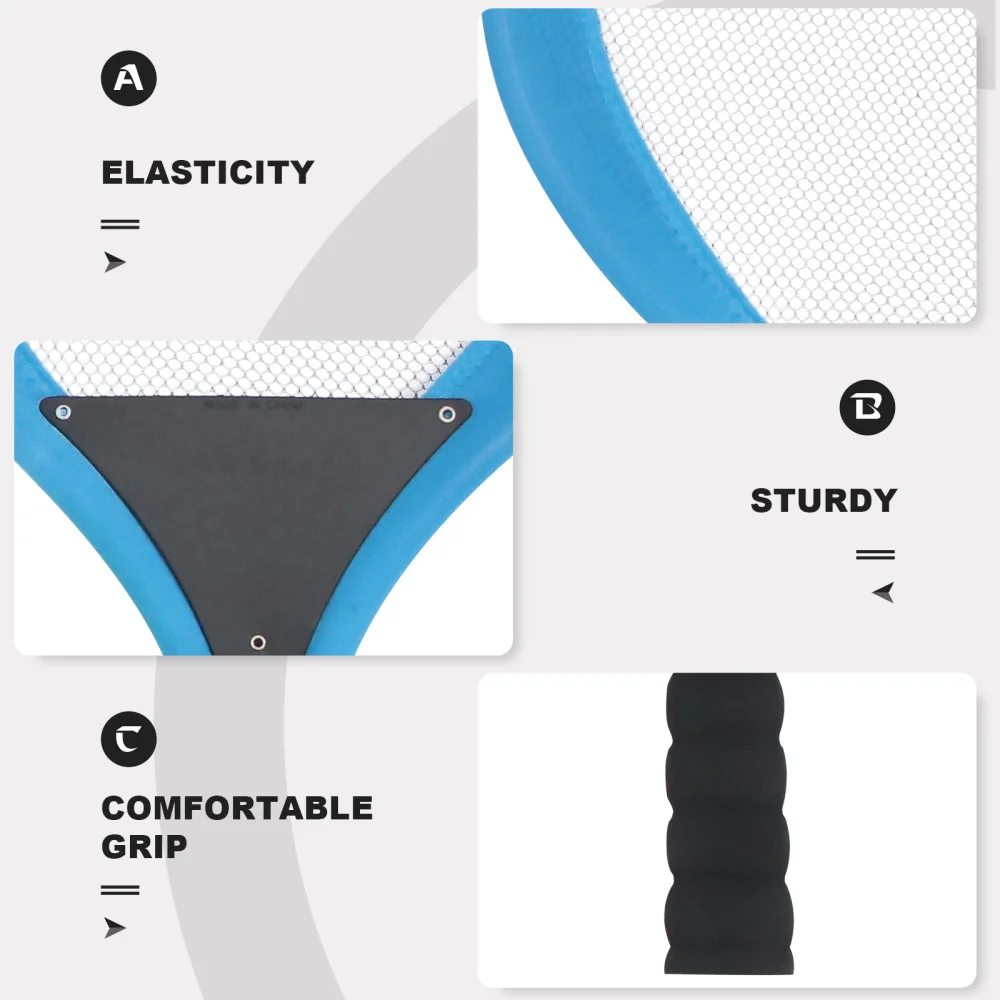 

2pcs Badminton Tennis Rackets Children Kids Outdoor Sports Parent-Child Sports Educational Sports Game Toys(Orange)