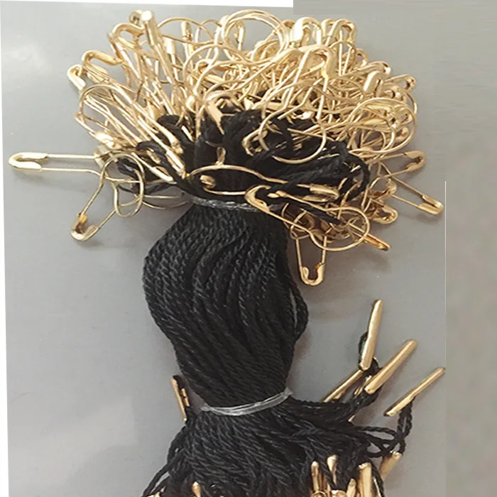 Модный металлический штырь бирки веревка с петлей Пластик бирка шнуром ткани для