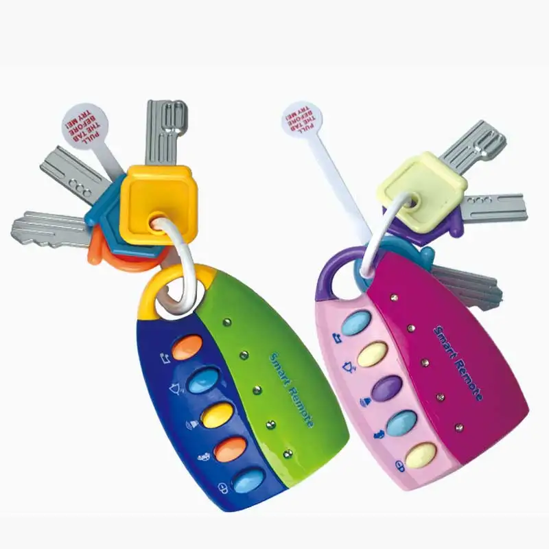 Musical Car Key Vocal Smart Remote Car Voices Pretend Play Educational Toys for Children Baby Music Toys