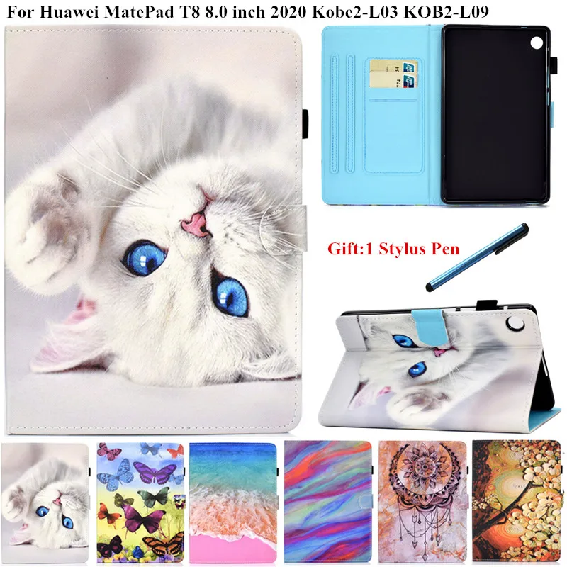 

Чехол-книжка для Huawei MatePad T8, 8 дюймов, Kobe2-L09, Kobe2-L03, 2020