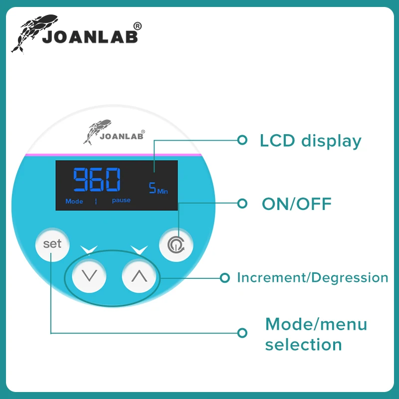 JOANLAB 110–220 В лабораторная мешалка электрическая с цифровым дисплеем лабораторный
