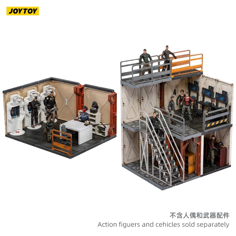 Экшн фигурки JOYTOY 1/18 строительные меха депо: мониторинг/модель медицинской зоны