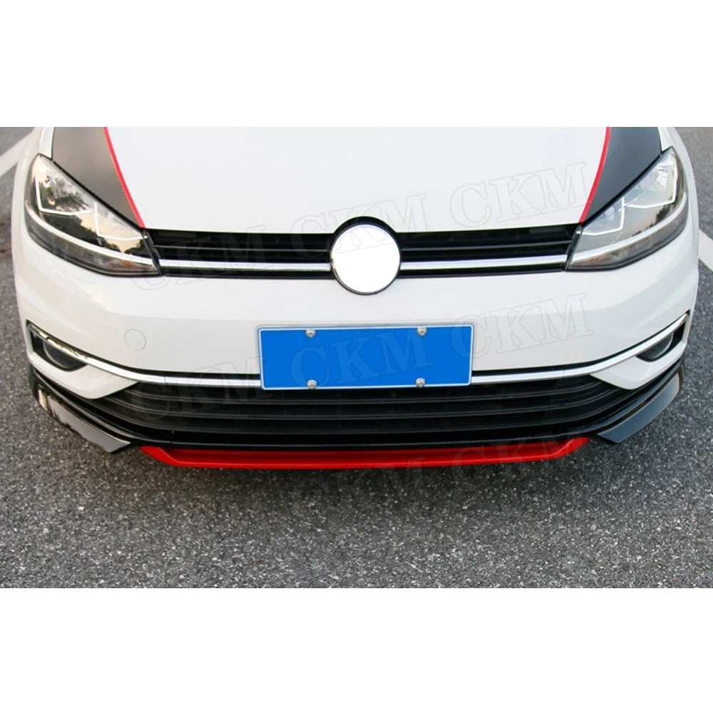 Передний спойлер для VW Golf 7 5 Standard 2018 2019 не GTI ABS разветвители фартуки