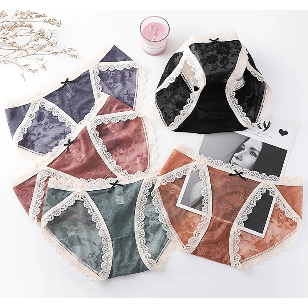 

Сексуальные женские кружевные трусики, модное уютное нижнее белье, женское нижнее белье, сетчатые трусики с вырезами, нижнее белье, трусики