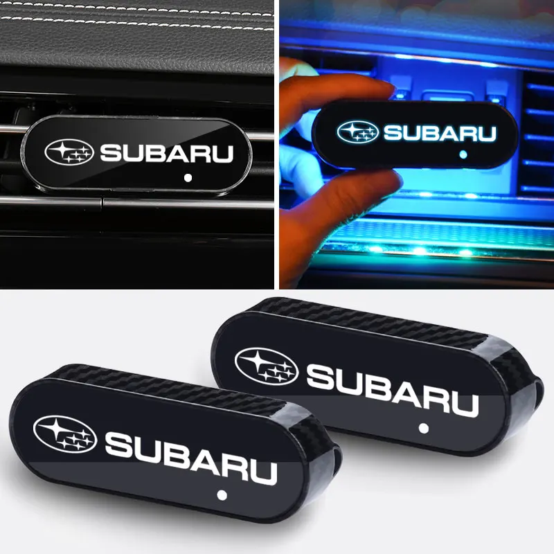 

1Pcs Car air-conditioning vent lamp car accessories For Subaru Legacy Outback Forester impreza Tribecacar WRC XV Car Accessories