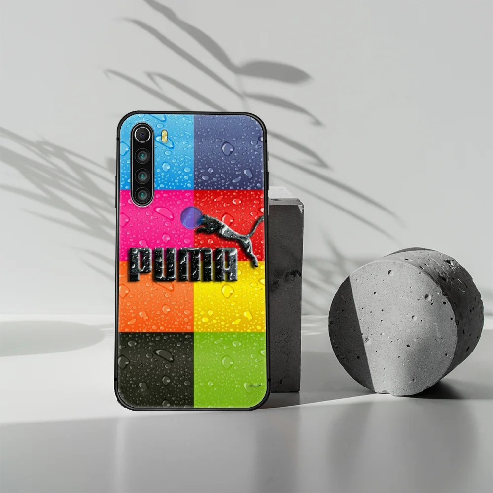 

Sports leopard brand Phone Case Cover Hull For XIAOMI Redmi 7 7a 8 8a 9 9a NOTE 6 7 8 8t 9 9s Pro Max 4X black Coque Silicone