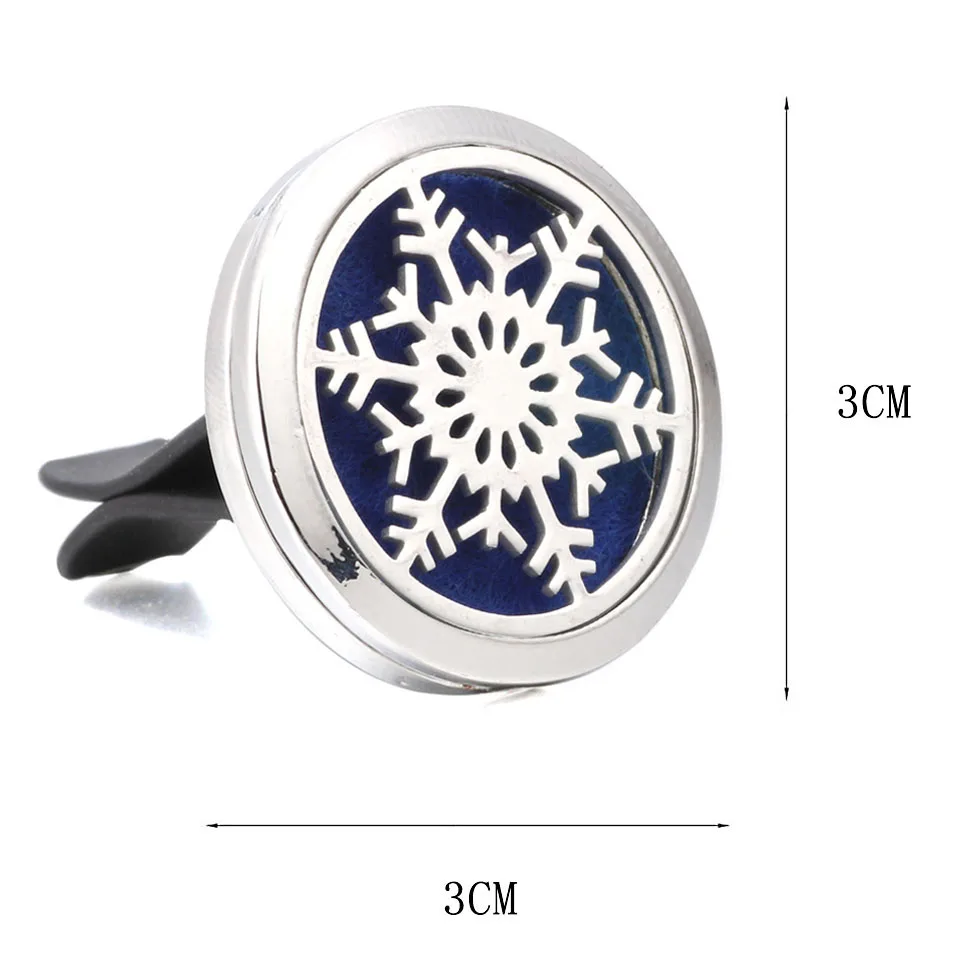 Автомобильный освежитель воздуха Рождественская елка Снежинки эфирное масло