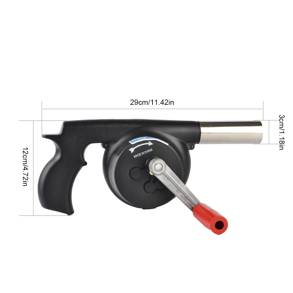 Ручной уличный вентилятор для барбекю воздуходувка портативный гриль с ручным