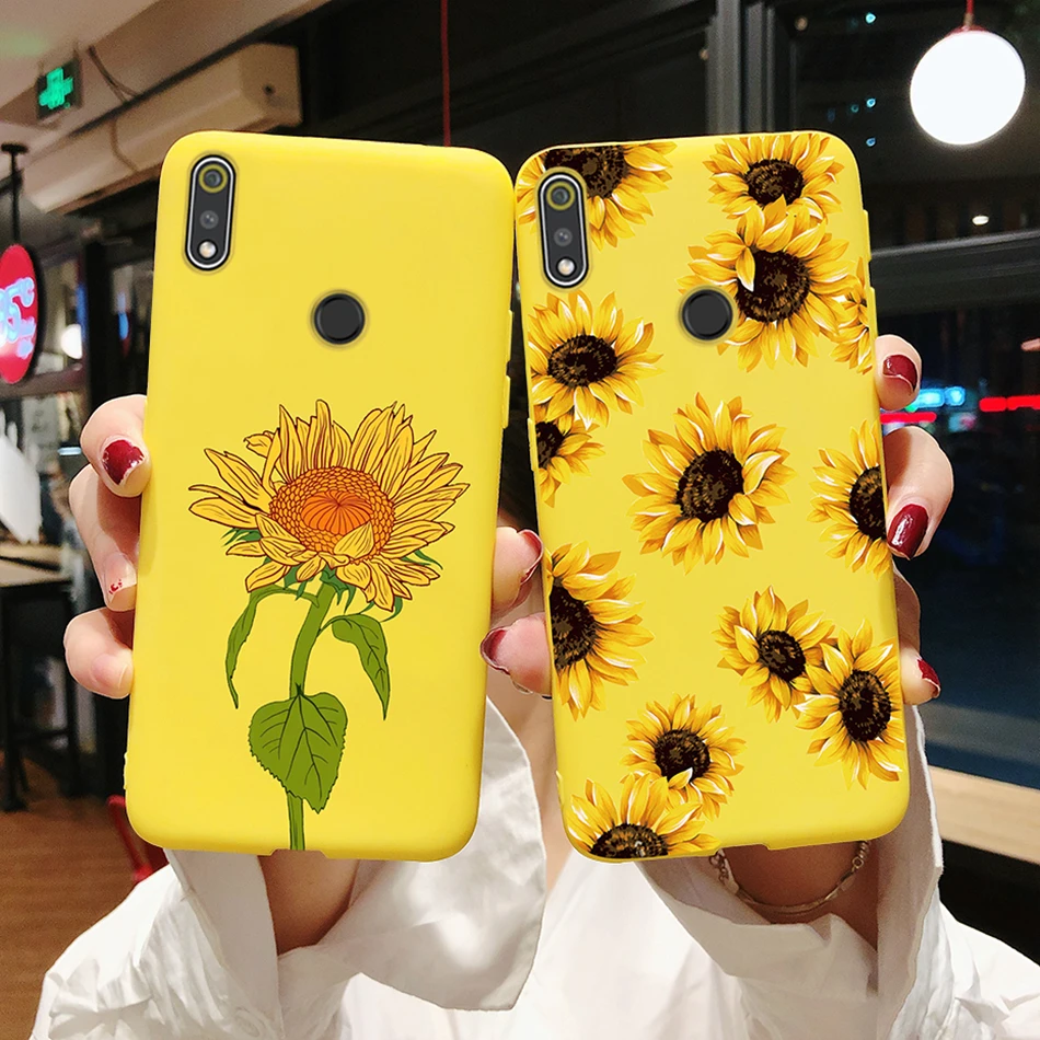 Силиконовый чехол с сердечками для OPPO Realme 3 3i Realme3 Pro задняя крышка противоударный