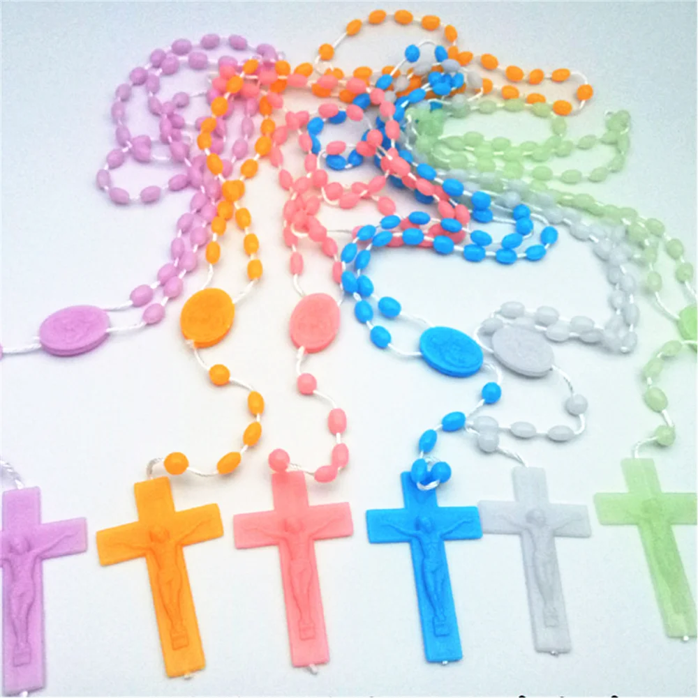 Цепочка с подвеской-крестом для мужчин и женщин ожерелье христианскими