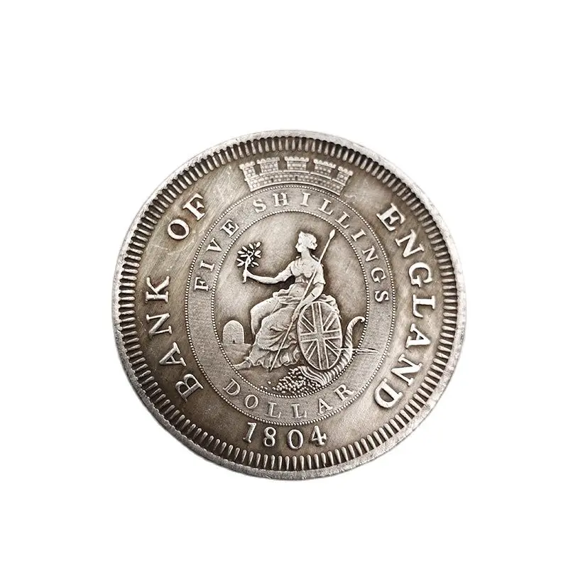 1804 UK Юбилейные монеты банка доллар ремесла Коллекция монет пять шиллинга дома