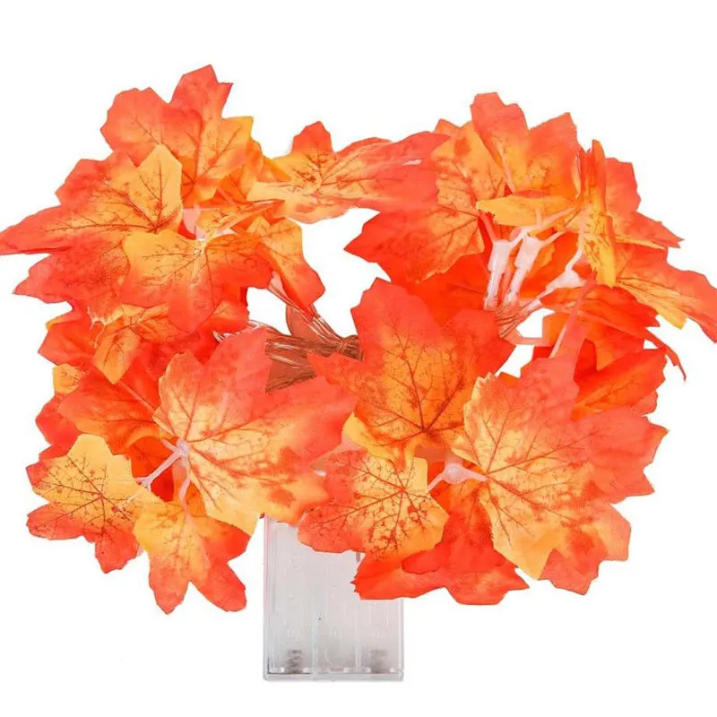 LEDs Maple Leaf Fairy StringLight Fall Garland Lamp Autumn Wedding Party Decor J8 #3 | Освещение