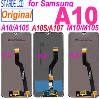 6 2 original lcd for samsung galaxy a10 a105 a10s 2019 a107 a107fd m10 m105 lcd display screen replacement digitizer assembly