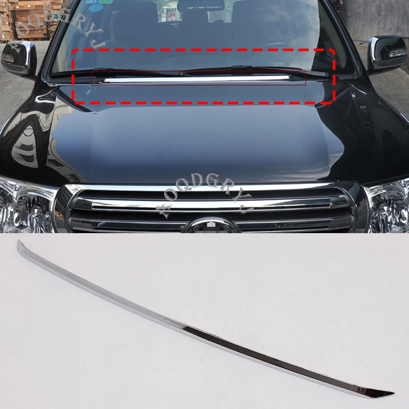Стайлинг автомобиля 1 шт. для Toyota Land Cruiser LC200 2008 2020 хромированная сталь передний