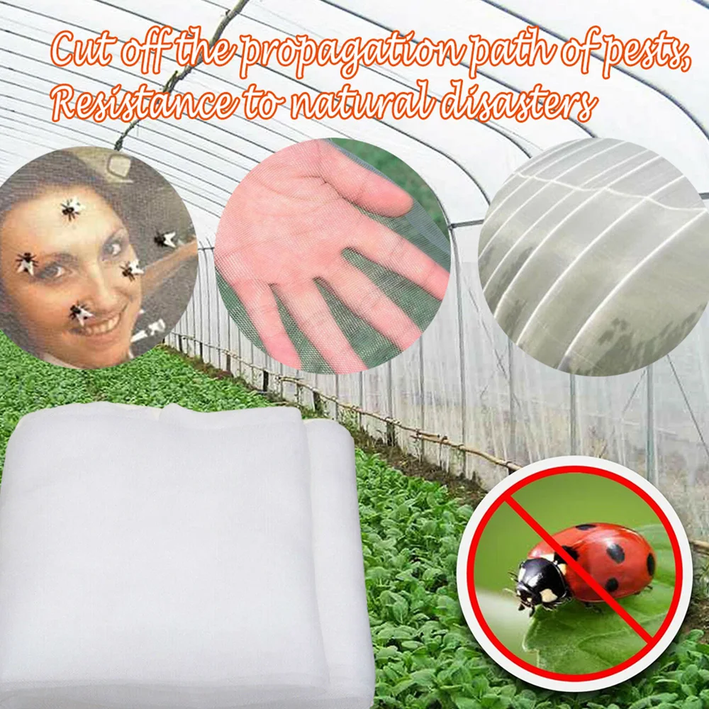 

Bug Insect Bird Pest Garden Barrier Netting Protection Plant Mesh Net Cover for Fruits Flower Plants Vegetable Crops