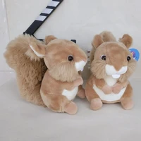 super cute squirrel stuffed animal big tail mouse toy birthday gift for children