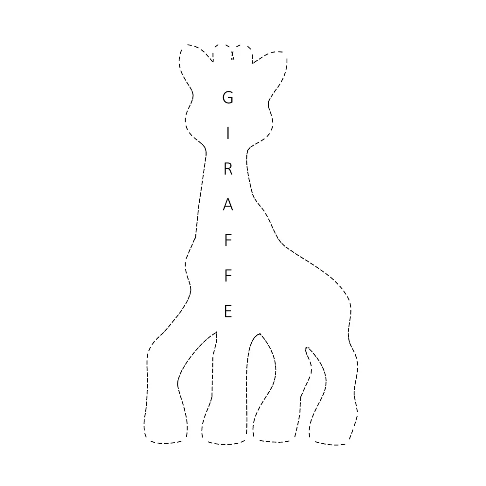 Giraffe 5 шт., Детские Прорезыватели, силиконовые, без бисфенола, животные, милая собака, Детские Прорезыватели, игрушки, сделай сам, овцы, жевательные подвески, Детские Прорезыватели, подарок, обезьяна - Цвет: Giraffe