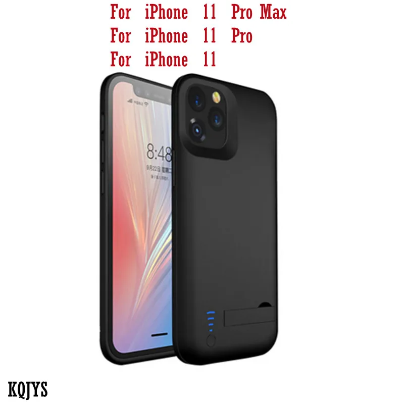 

KQJYS Shockproof Battery Case For iPhone 11 Pro MAX Battery Charger Case External Power Bank Charging Cover for iPhone 11 Pro