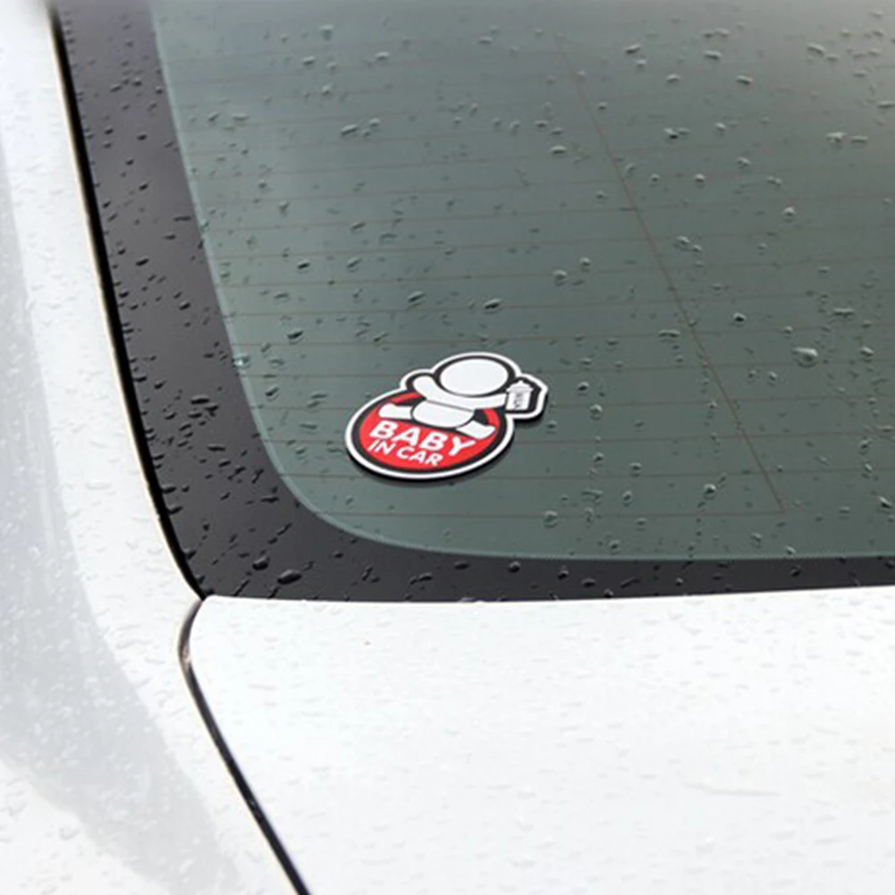 Стикер для стайлинга автомобиля милый ребенок в машине узор алюминиевый сплав