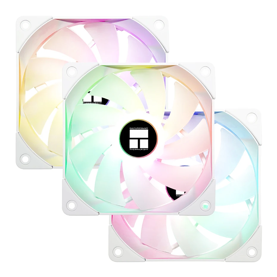 Thermalright TL-C12RW-S X3 120 мм вентилятор обратного хода 5В 3PIN ARGB CPU кулер белый Symphony тихий