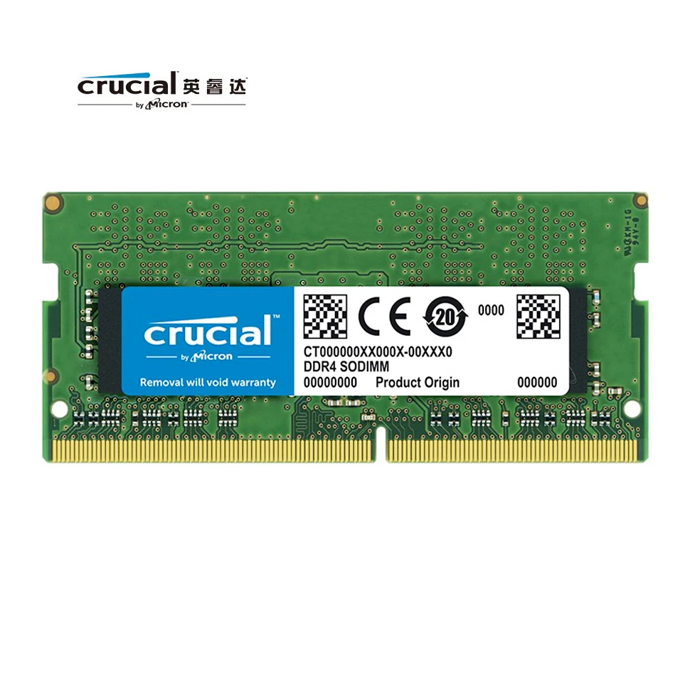 Crucial DDR4 RAM Memory Notebook So-dimm 8GB 4GB 16G 2400MHZ 2666MHZ 2133MHZ 1.2V For Laptop