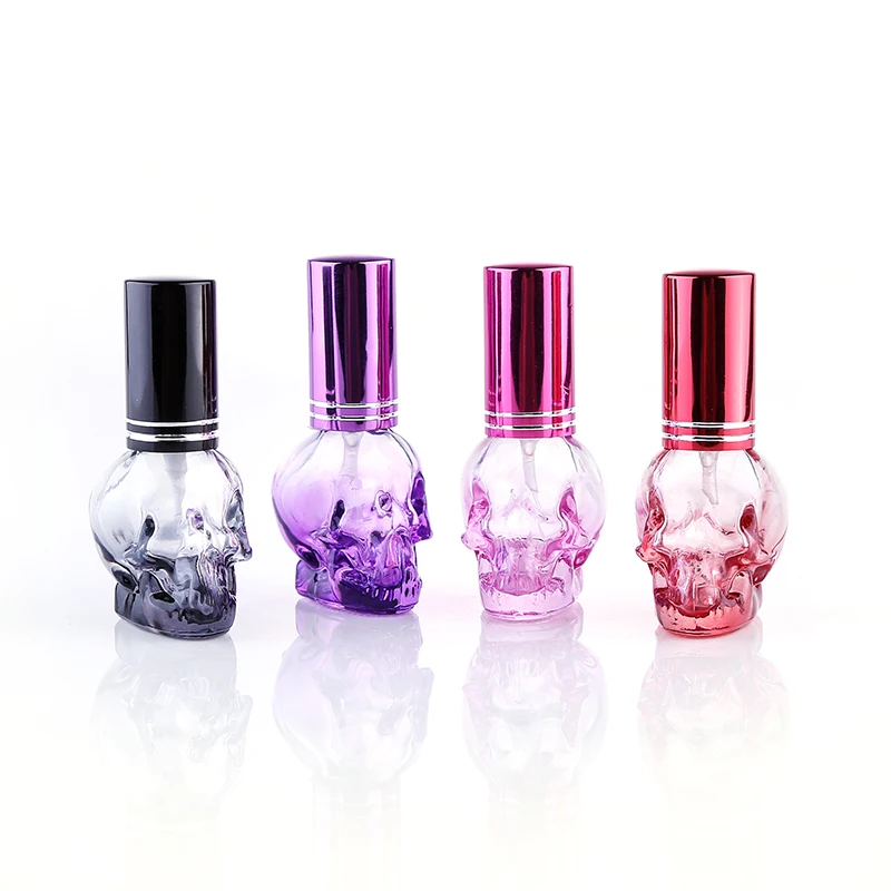 

nbyaic 1pcs explosion model 8ml color. skull spray glass perfume bottle portable perfume sub-bottle perfume bottle