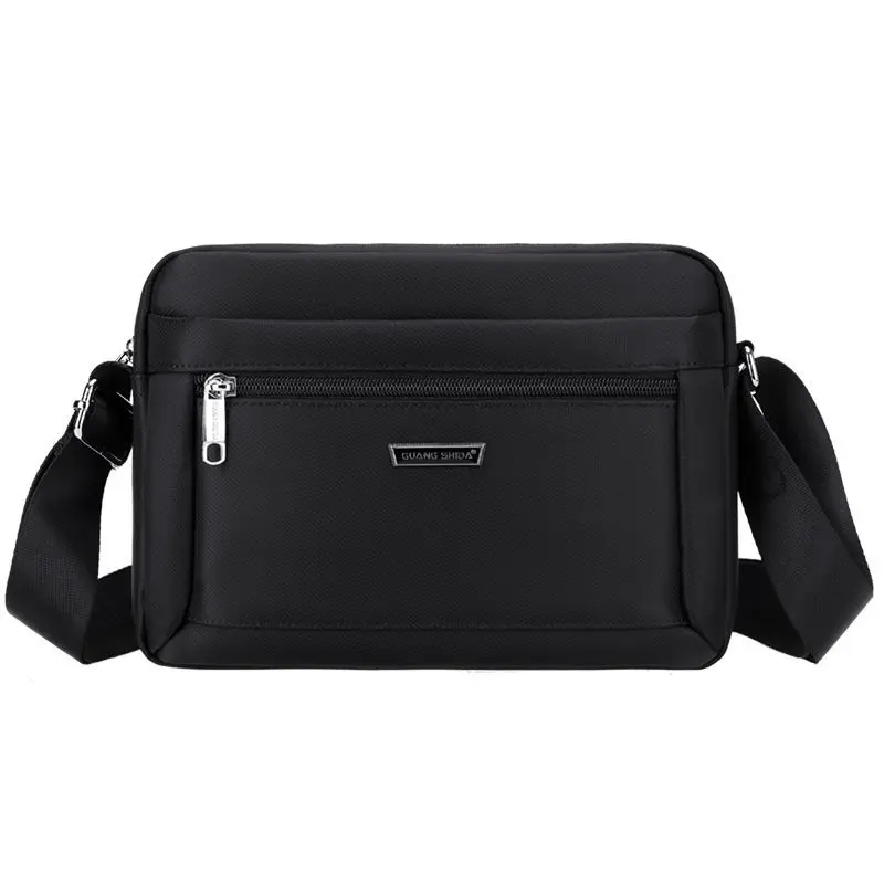 

Waterproof Oxford Messenger Bag Men Shoulder Bags Purse Handbag Black