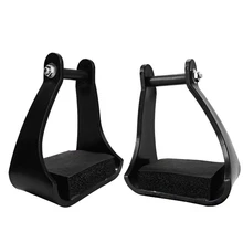 1 Pair Horse Riding Stirrups Tread Saddle-Mounted Safety Tapered Equipment Saddle Horse Stirrup Equestrian Supplies