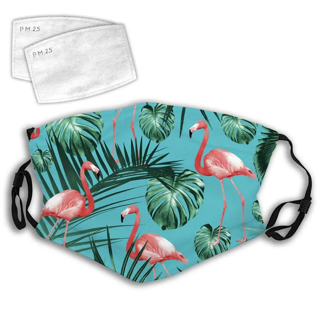 

Tropical Flamingos Anti-Dust Gauze Co V-er Earloop Half Dust Mouth