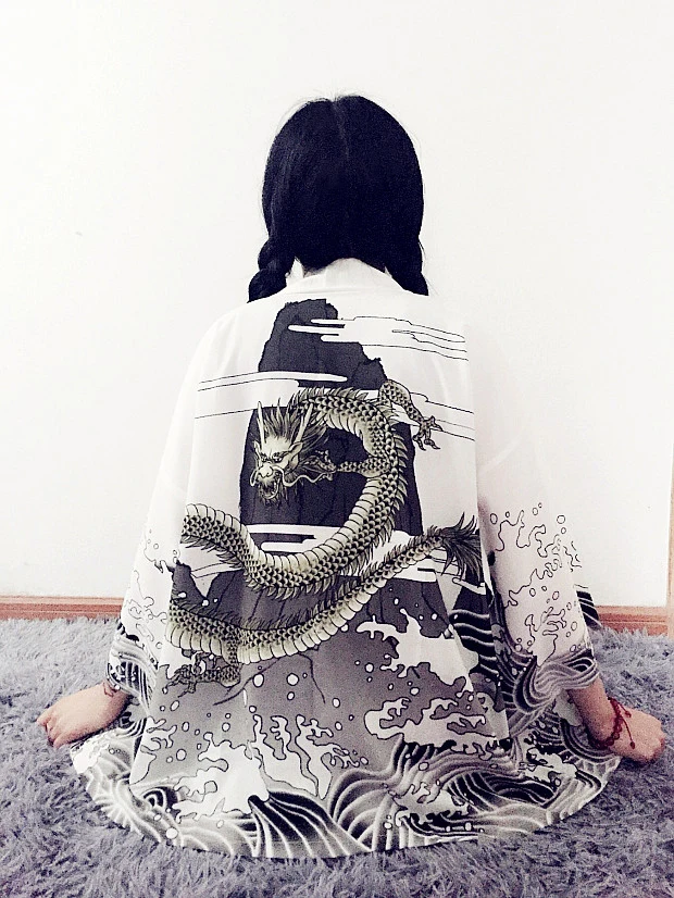 Color2 Последняя мода Корейский Летний асаин женщина японское кимоно Haori Кардиган куртка тонкий солнцезащитный крем пальто юката восточные наряды - Цвет: Color2