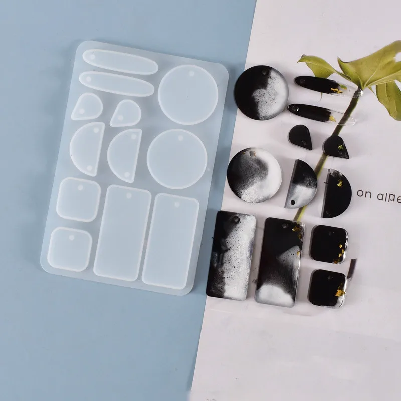 

DIY Earring Jewelry Accessories Pendants Silicone Jewelry Molds Handcraft Moulds UV Epoxy Resin Mold