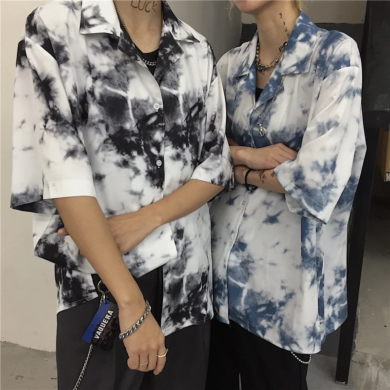 

GOOHOJIO 2020 New Korean Style Loose Retro Style Shirt Female Design Sense Women Shirts Fashion Wild Shirt Jacket For Lovers
